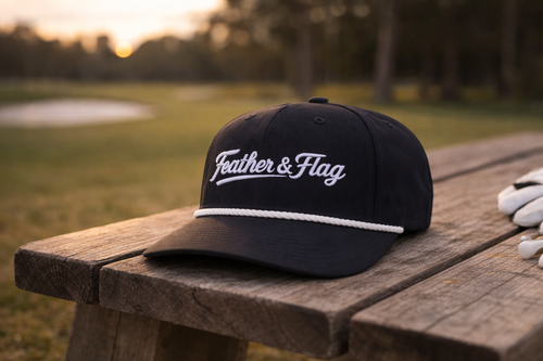 Feather & Flag Classic Rope Hat